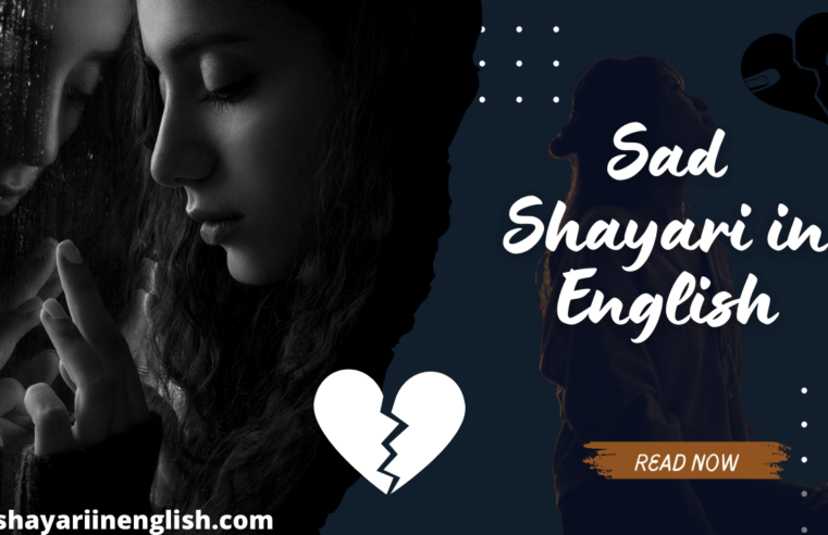 Very Sad Shayari in English for Life Best of 2024